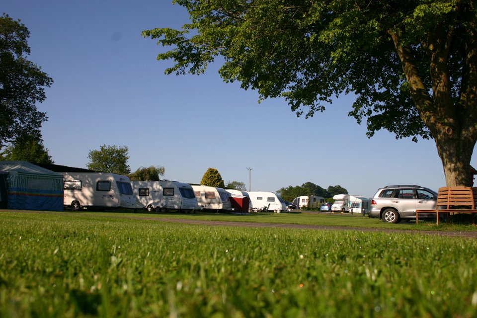 Low camera angle View of Wells Touring Park